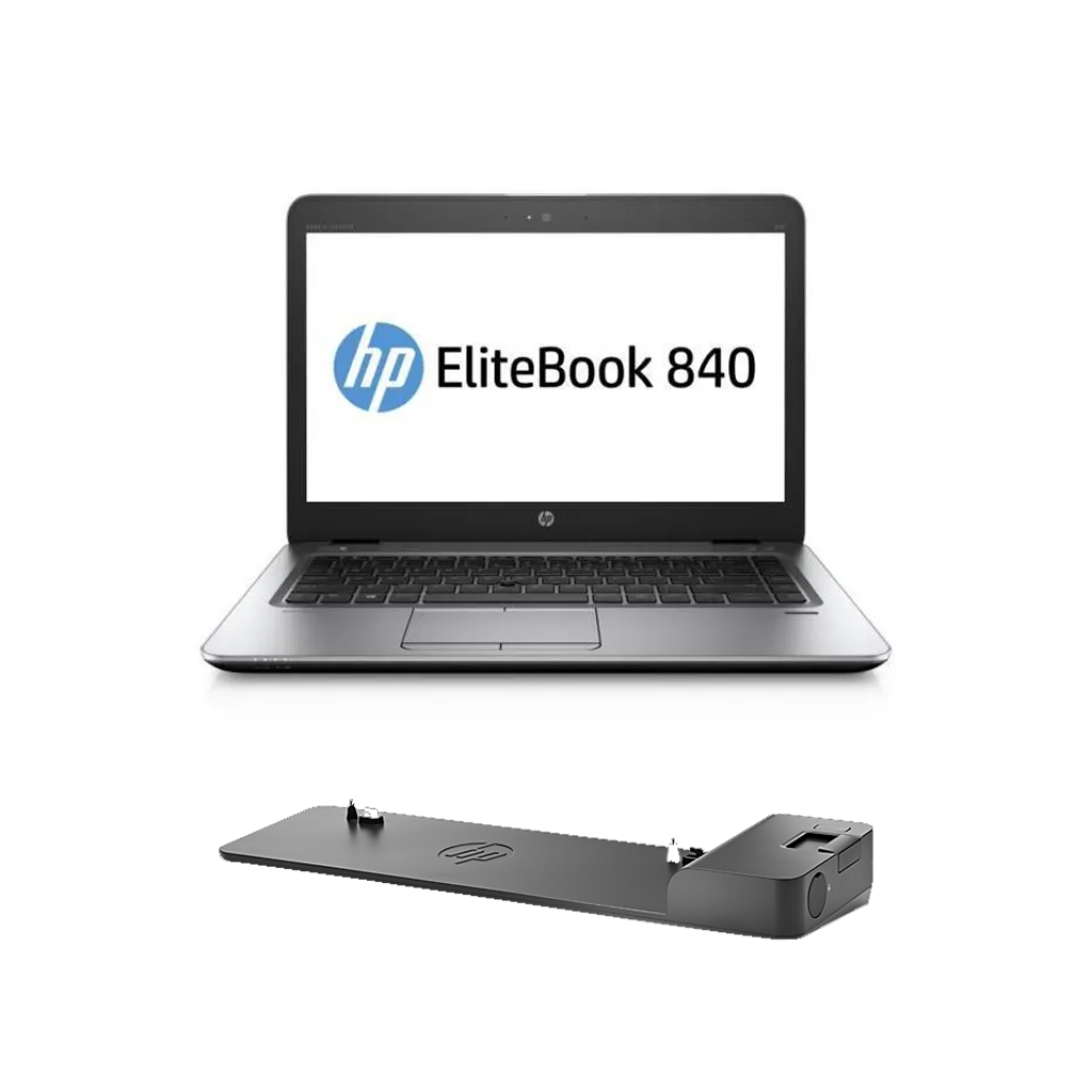 HP EliteBook 840 G3 i5-6300U + dock-0